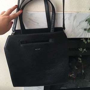 Matt & Nat vegan leather large laptop bag